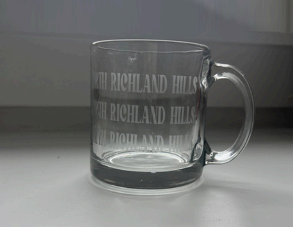 13oz Glass Coffee Mug